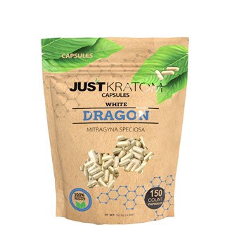 Just Kratom 150 CT White Dragon